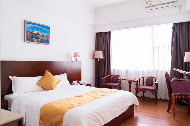 Bedroom 2, Xinhang Hotel (Zhuhai Jinwan Airport Science and Technology College), Zhuhai