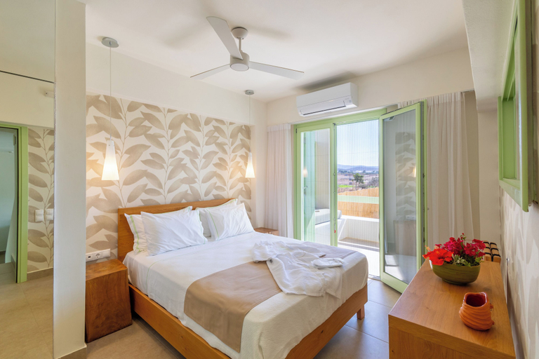 Bedroom 3, Plioni- Villas With Private Pool & Suites With Hot Tub, South Aegean