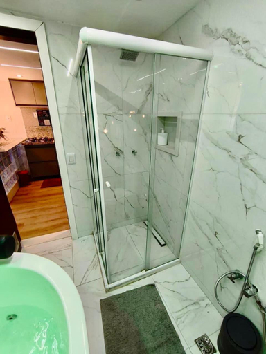 Bathroom 3, apart hotel 2 quartos frente mar, Salvador