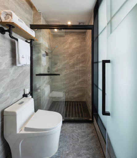 Bathroom, Enjoy Inn Hotel(Haikou new harbour), Hainan