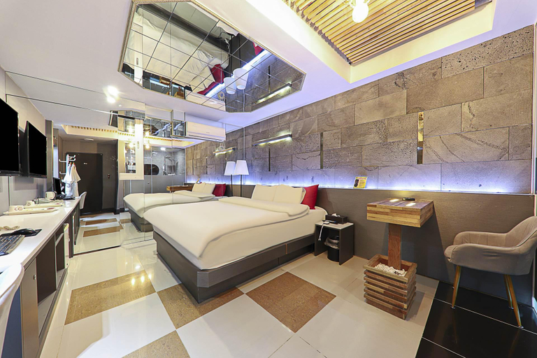 Bedroom 3, Gwangju Cheomdan OX Drive-in Motel, Jangseong