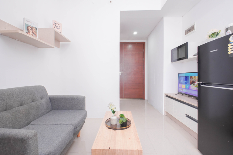 Living Room 2, 2 Pax Practical 1BR at Vittoria Residence By Travelio, West Jakarta