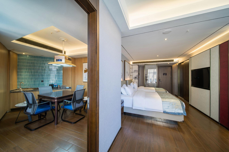 Bedroom, Hotel Yuezhi (Rua Jianshe Central, Miluo), Yueyang
