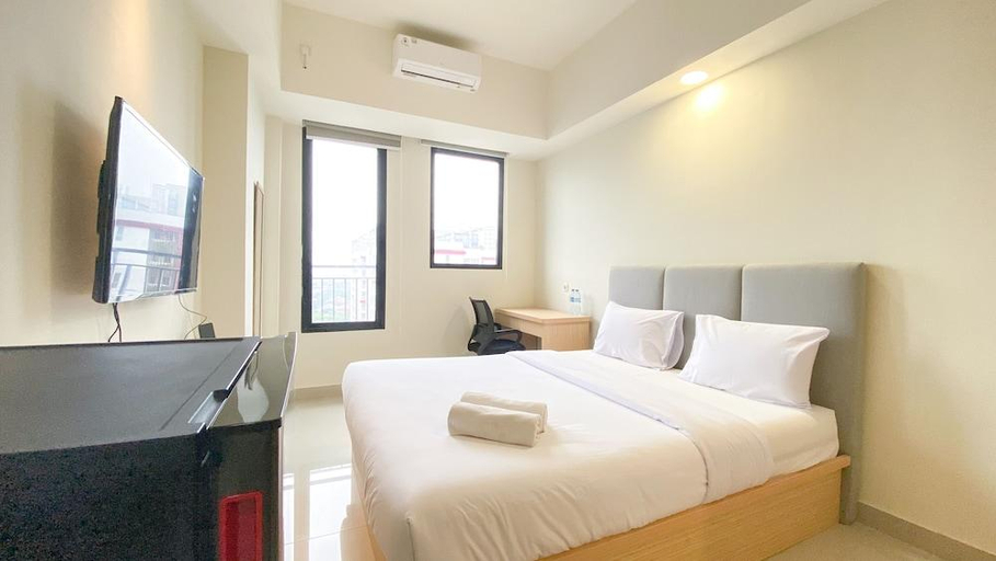 Bedroom, Minimalist And Nice Studio Apartment At Evenciio Margonda, Depok