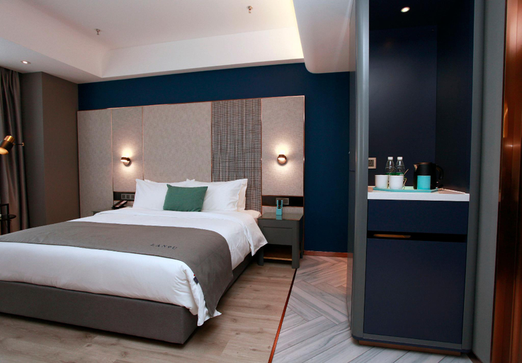 Bedroom 2, LANOU Hotel (Sihong Zhuangyuanfu), Suqian