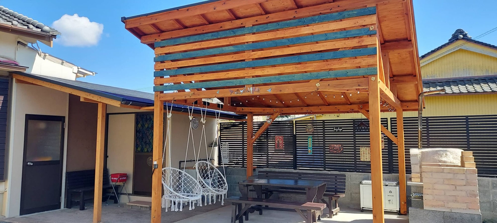 Outdoor dining 4, Suzume no oyado, Shima