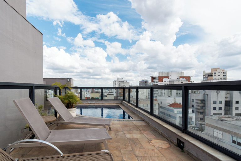 Terrace/patio, RCT Hospedagens - Paulista Consolação, São Paulo