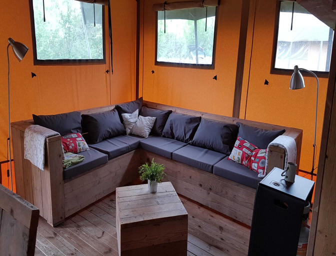 Living room, Mountain Glamping Retreat for 6 Guests, Feldkirchen