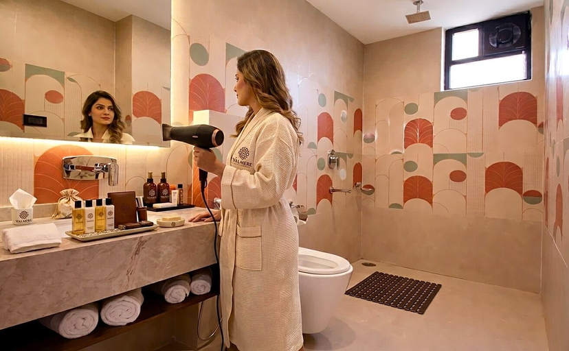 Bathroom amenities, Valmere Chery Blossom Suites, East Khasi Hills
