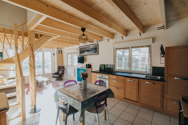 Private kitchen 2, Modern Holiday Home in Lanildut, Finistère