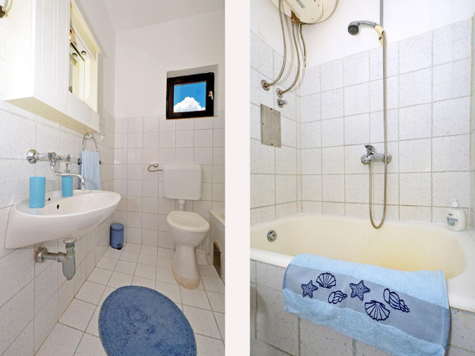 Bathroom 4, Apartments Petar, Rogoznica