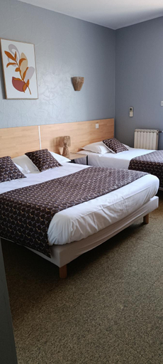 Bedroom 2, Hotel Le Relais, Gers