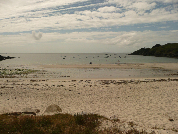 View from property 5, Modern Holiday Home in Lanildut, Finistère