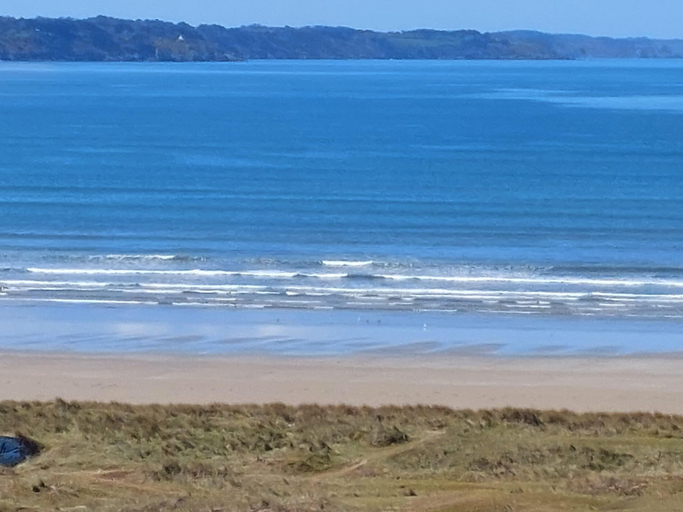 View from property 5, Seaview Stone House in Brittany, Finistère