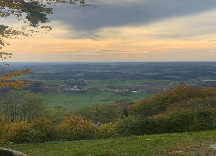 View from property 2, Studio Sebastian mit Pool und Sauna, Freyung-Grafenau