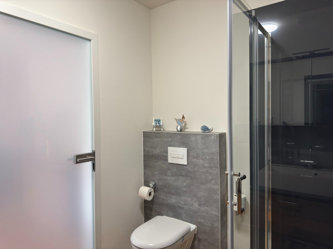 Bathroom 2, Ferienhaus mit Kamin in Thale-friedrichsbrunn, Harz
