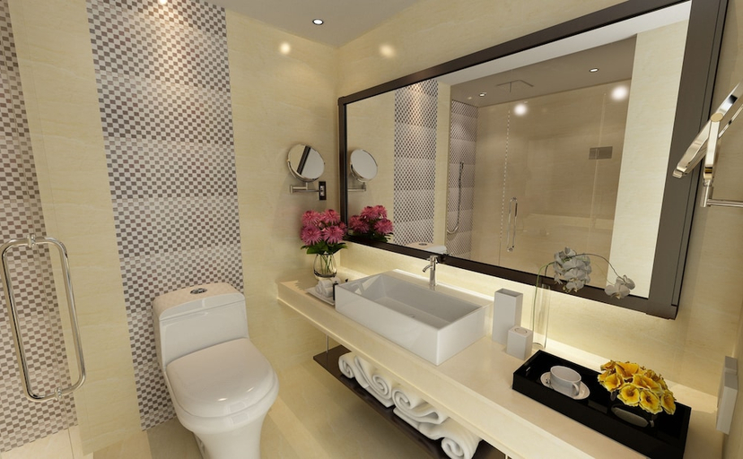 Bathroom 4, Jie Jie Beach Hotel, Panadura