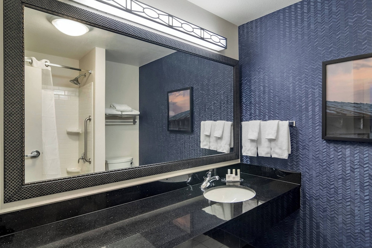 Bathroom 4, Fairfield Inn & Suites Commerce, Banks