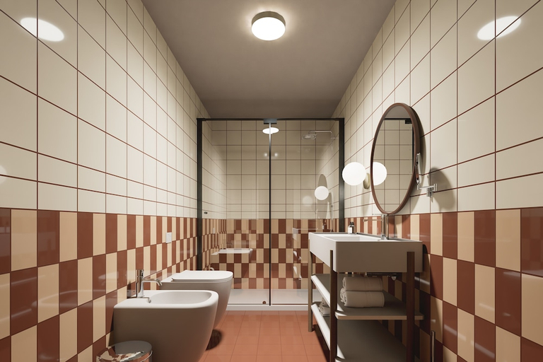 Bathroom 3, Hotel Grand'Italia, Padua