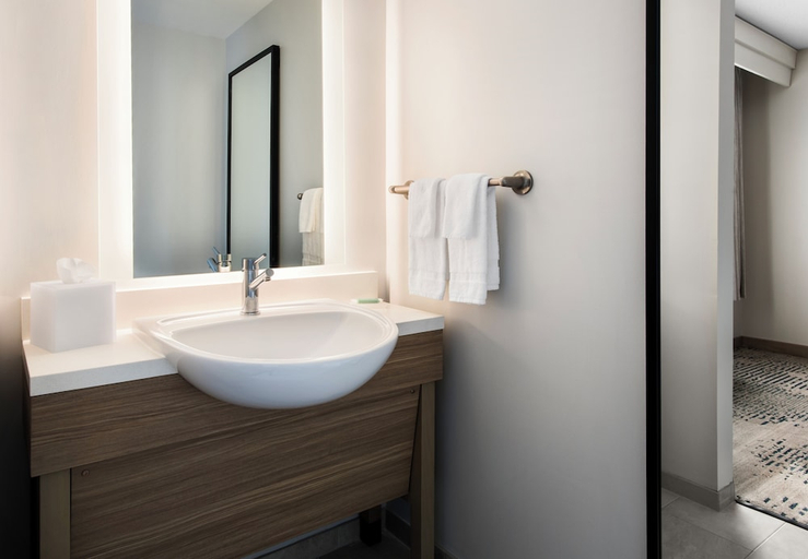 Bathroom 4, SpringHill Suites Pittsburgh Mills, Allegheny