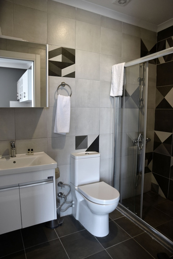 Bathroom 5, Zeytin Arası Apart Otel, Ayvalık