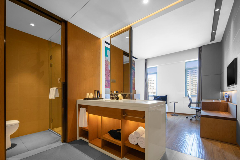 Bathroom 4, MiniMax Hotel Shanghai Songjiang, Shanghai
