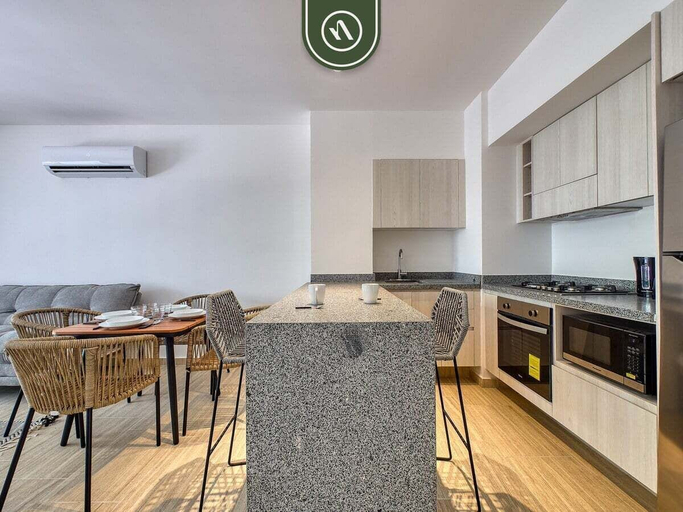 Private kitchen 5, New 1 BR Condo - Oceanview Pool - 2 min to Beach, Compostela