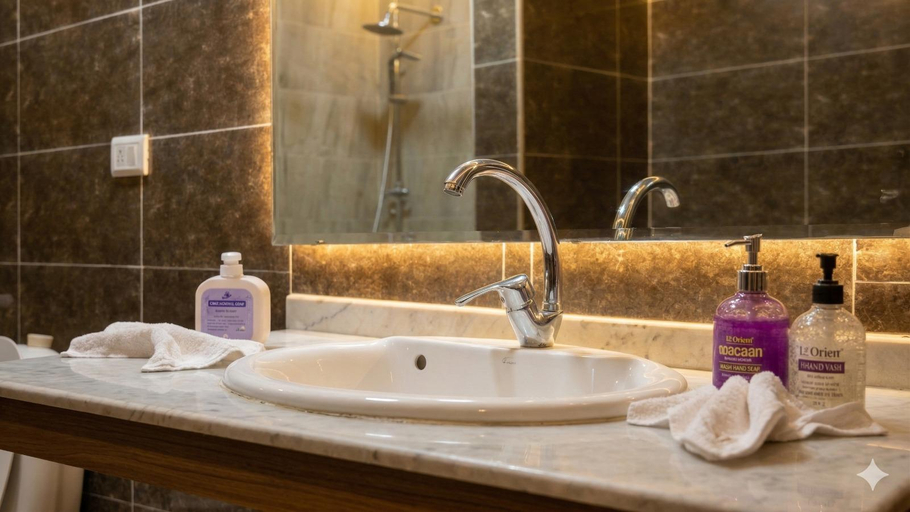 Bathroom, Opal Pyramids Hotel, Al-Ahram