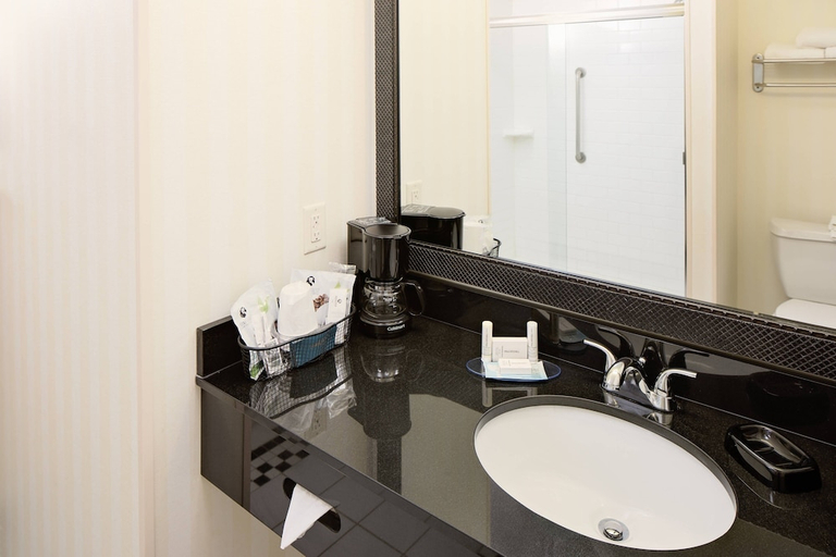 Bathroom 3, Fairfield Inn Suites By Marriott Dallas Mansfield, Tarrant