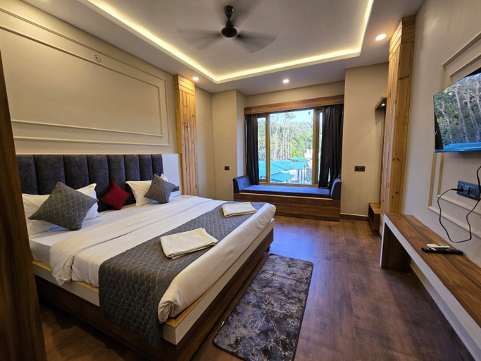 Bedroom 3, Corbett Mid Forest House By Havensia Stays, Near Dabka River, Nainital