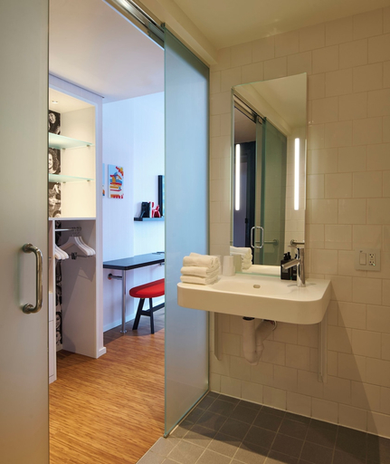 Bathroom 5, citizenM New York Bowery, New York