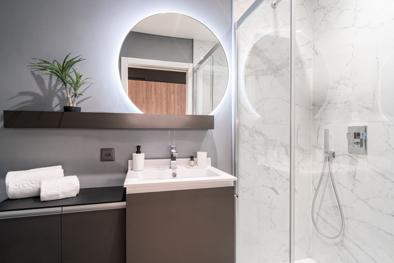 Bathroom 5, City Pop 2Night Geneva – Self check-in, Genève