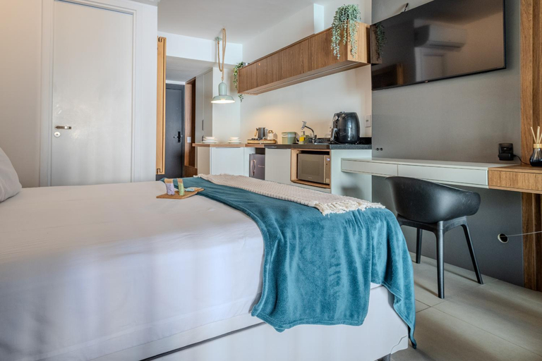 Bedroom 3, Studio Aconchegante e Moderno, São Paulo