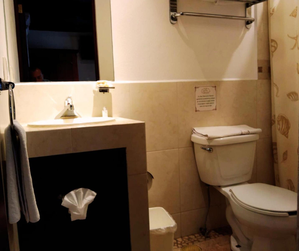 Bathroom 5, Hotel Mesón de los Remedios, Morelia