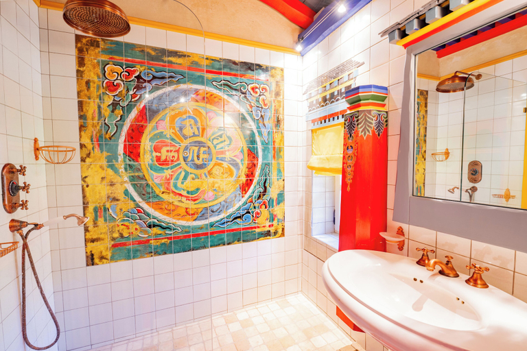 Bathroom 2, Château de Bissieux, Ain