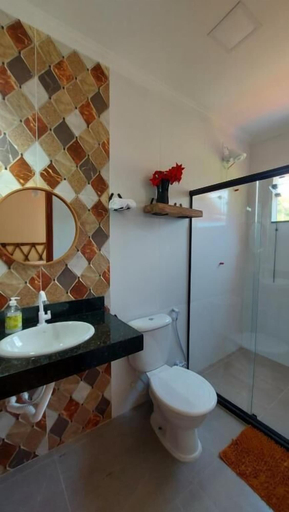 Bathroom, Pousada Camping dos Ypês, Guapimirim
