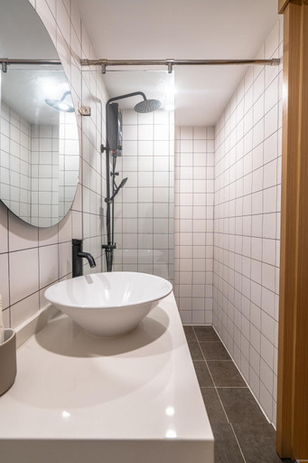 Bathroom 4, Suite Blue Horizon 2br sea view fantasea kamala, Pulau Phuket
