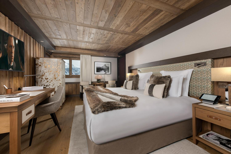 Bedroom 3, Hotel Barriere Les Neiges Courchevel, Savoie