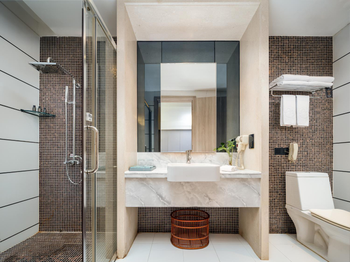 Bathroom 3, Manli Hotel Shenzhen Nanshan, Shenzhen