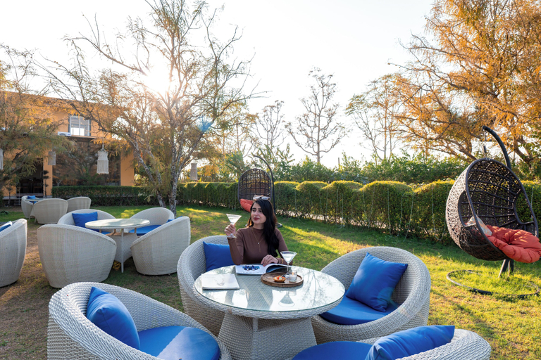 Outdoor dining 3, Krishna Serenity Petfriendly 7BHK Farm, Ajmer