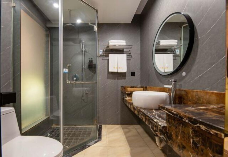 Bathroom 3, GELI Hotel Anqing Tongcheng Liuchi Alley, Anqing