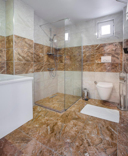 Bathroom 5, Twin Apart Hotel, Alanya