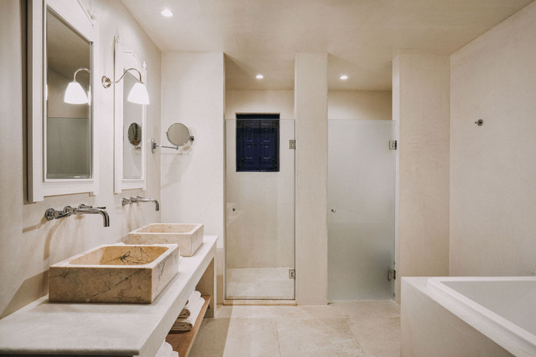 Bathroom 2, VEDEMA A LUXURY COLLECTION RESORT SANTORINI, South Aegean