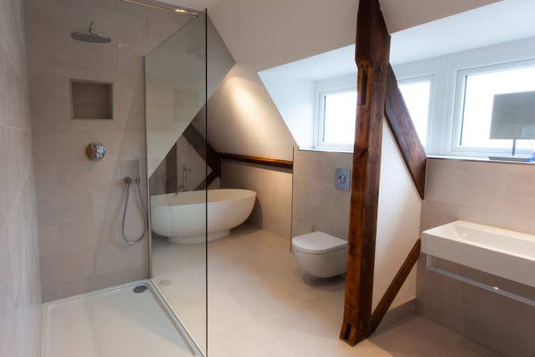 Bathroom 5, St Ives Harbour Hotel, Cornwall