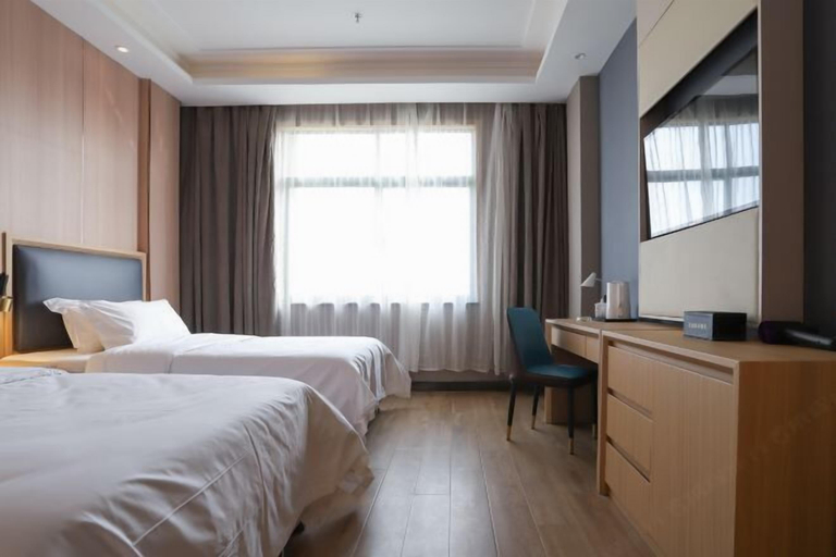 Bedroom 2, GELI Hotel Anqing Tongcheng Liuchi Alley, Anqing