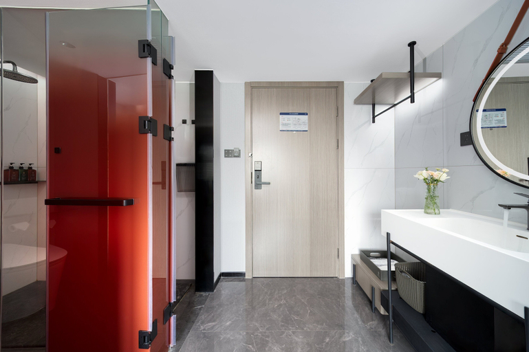 Bathroom 3, PIN Hotel Guangzhou Beijing Road Pedestrian Street Gongyuanqian Metro Station Branch - Free Deliver Service to Guangzhou Baiyun International Airport & Free Deliver Service to Canton Fair Complex During Canton Fair Period, Guangzhou