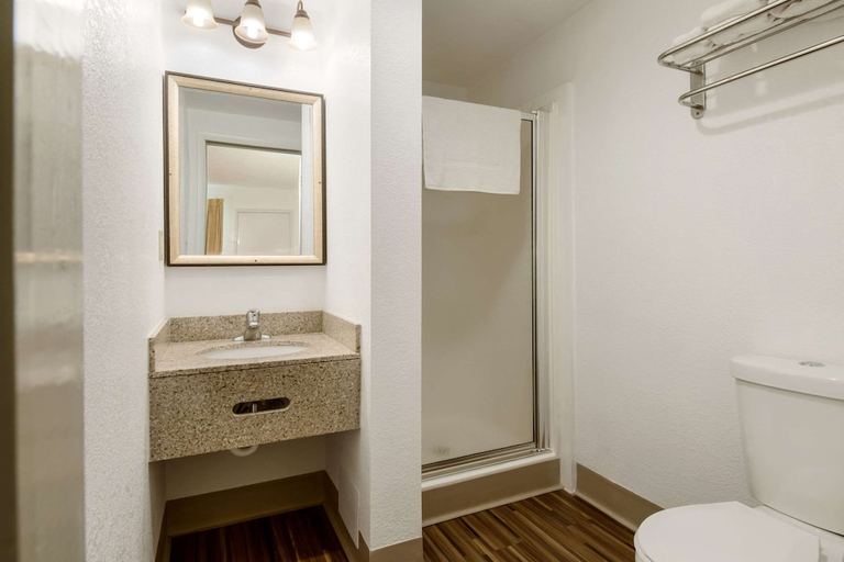 Bathroom 4, Econo Lodge Inn & Suites, Luzerne
