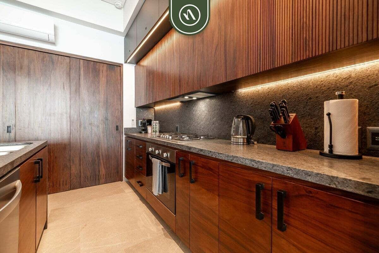 Private kitchen 4, Luxury 2 BR Condo With Beachview - Rooftop Pool, Puerto Vallarta