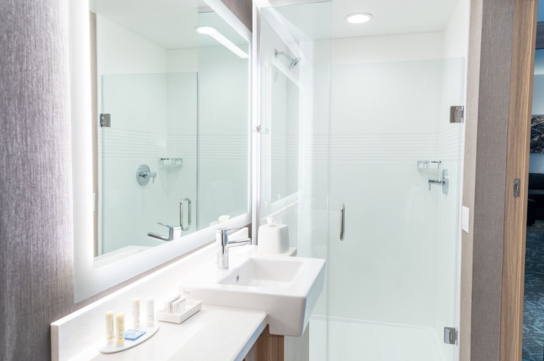 Bathroom 5, SpringHill Suites Kansas City Lenexa/City Center, Kansas City