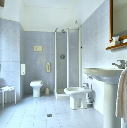Bathroom 4, Hotel Pavone, Milano